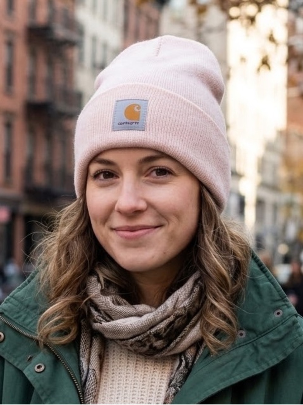 Carhartt A18 Pink Cuffed Knit Beanie Watch Hat OS Winter Gorpcore